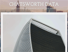 Tablet Screenshot of chatsworthdata.com